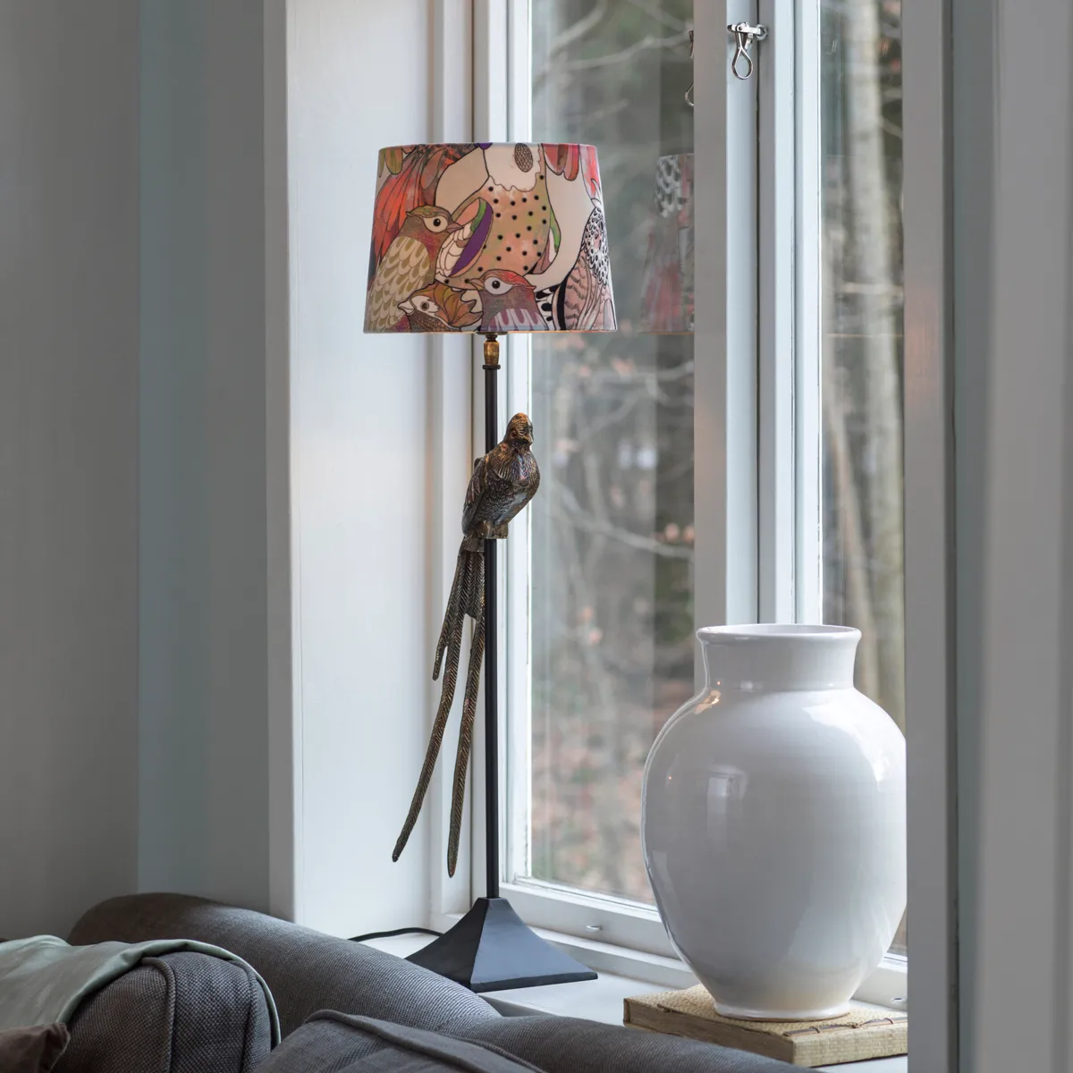 Lampadaire Birdie 70 cm, Noir-laiton PR Home