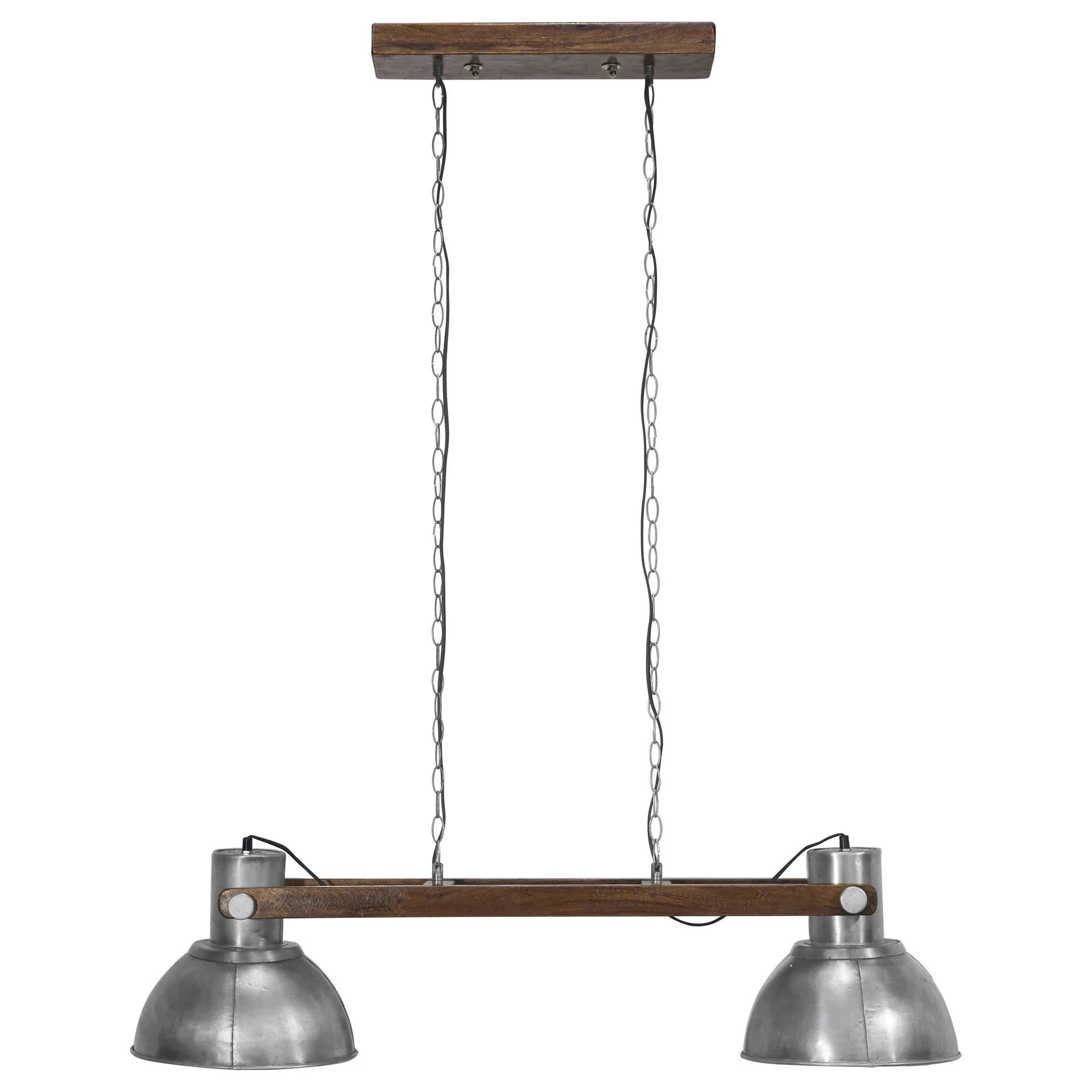 Lampe à suspension Ashby double 110 cm, Pale Silver PR Home