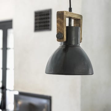 Lampe à suspension Ashby single Ø19 cm - Black Zink - PR Home