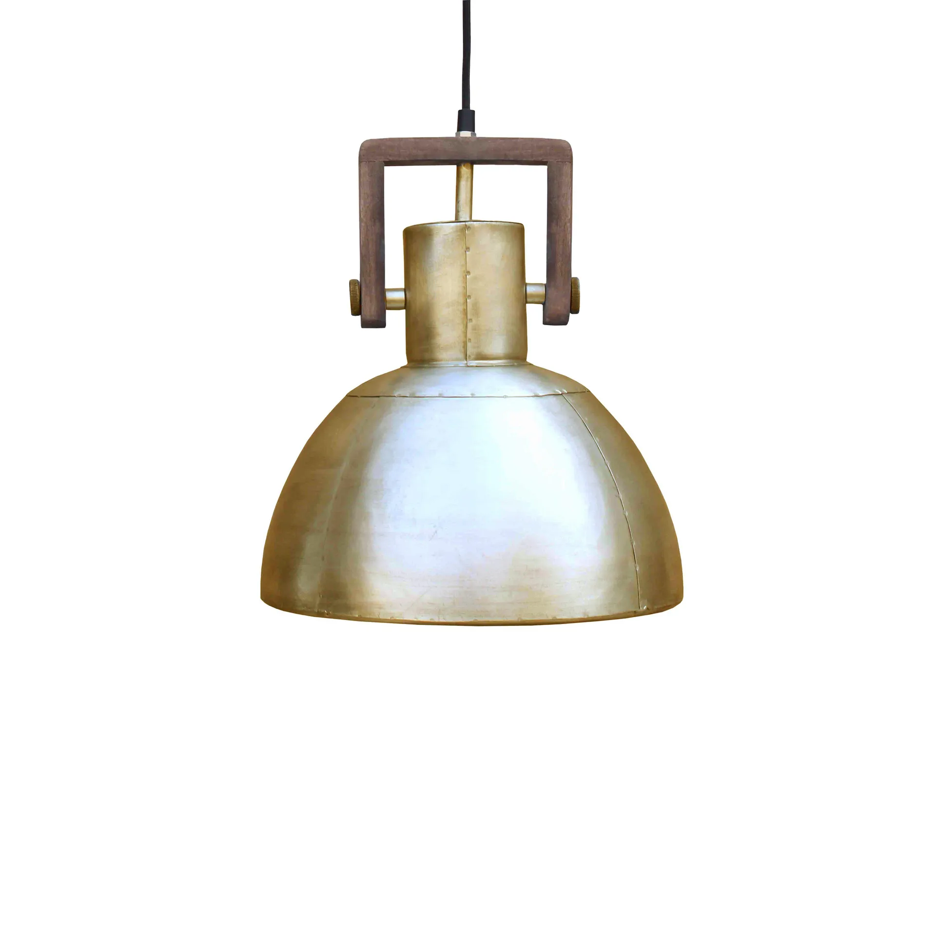 Lampe à suspension Ashby single Ø29 cm, Pale Gold PR Home
