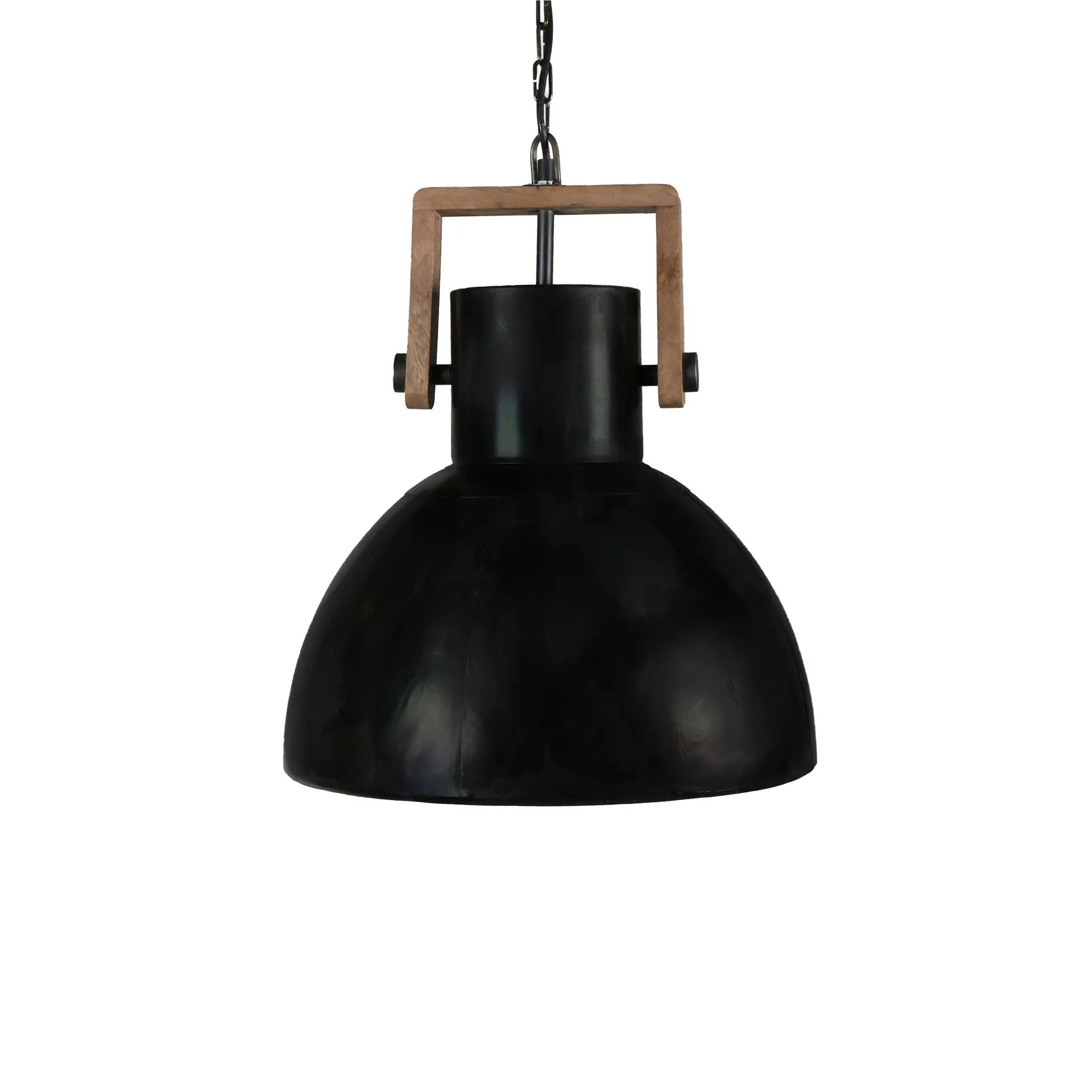 Lampe à suspension Ashby single Ø39 cm, Black Zink PR Home