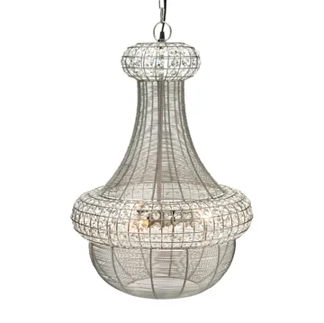 Lampe à suspension Saba 51 cm - Argenté - PR Home