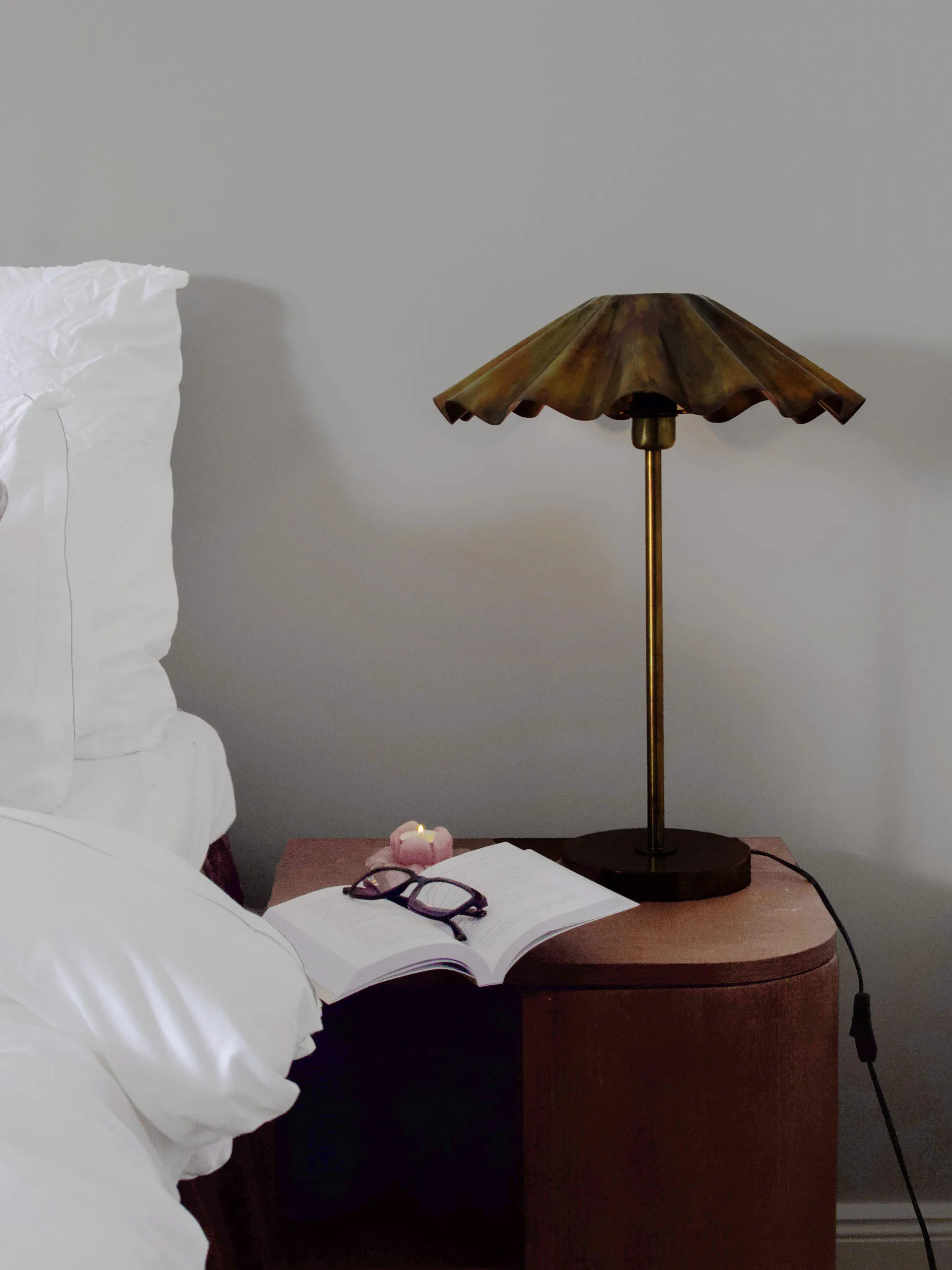 Lampe de table Aira, Laiton brûlé 54 cm PR Home