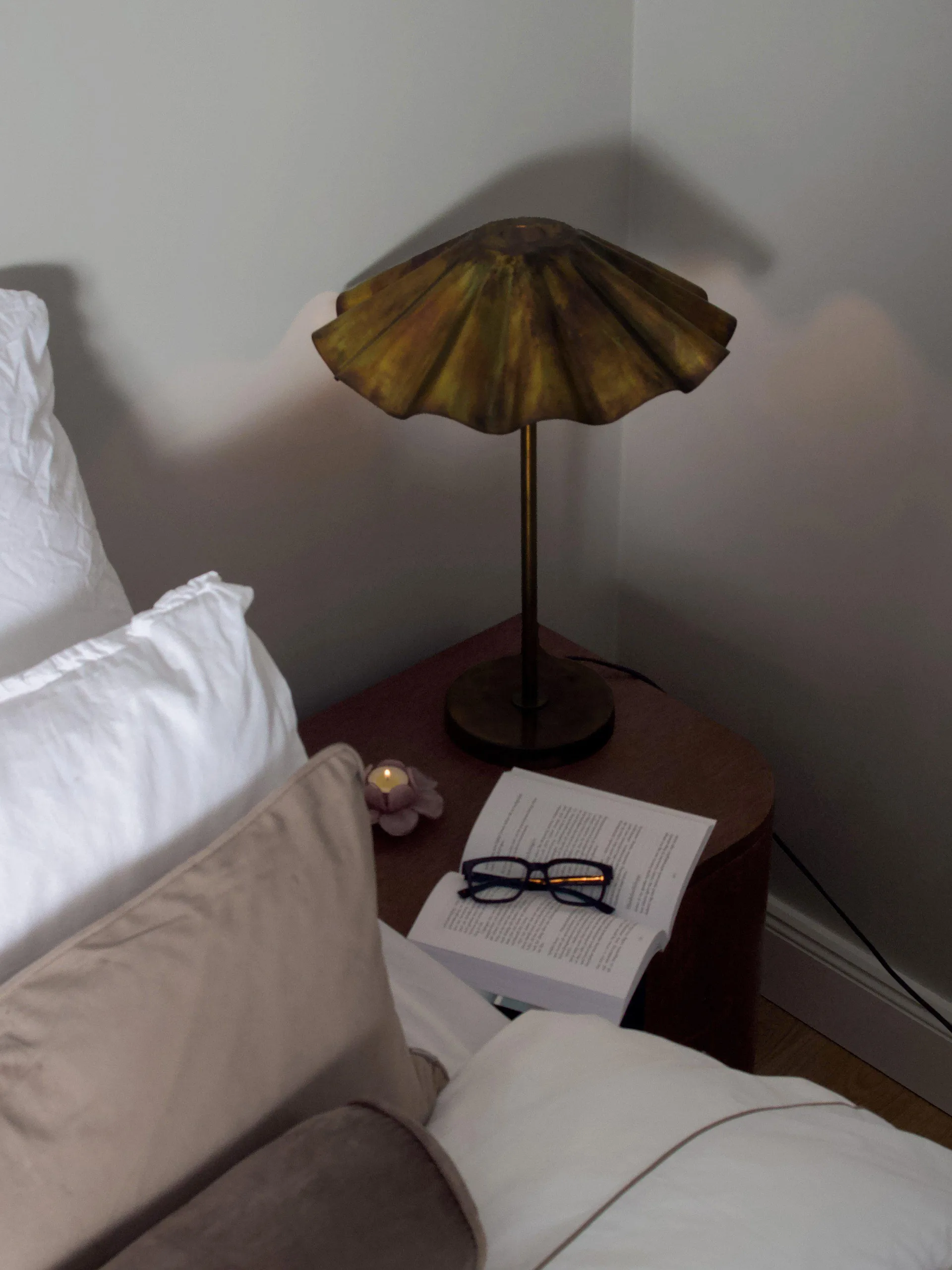 Lampe de table Aira, Laiton brûlé 54 cm PR Home