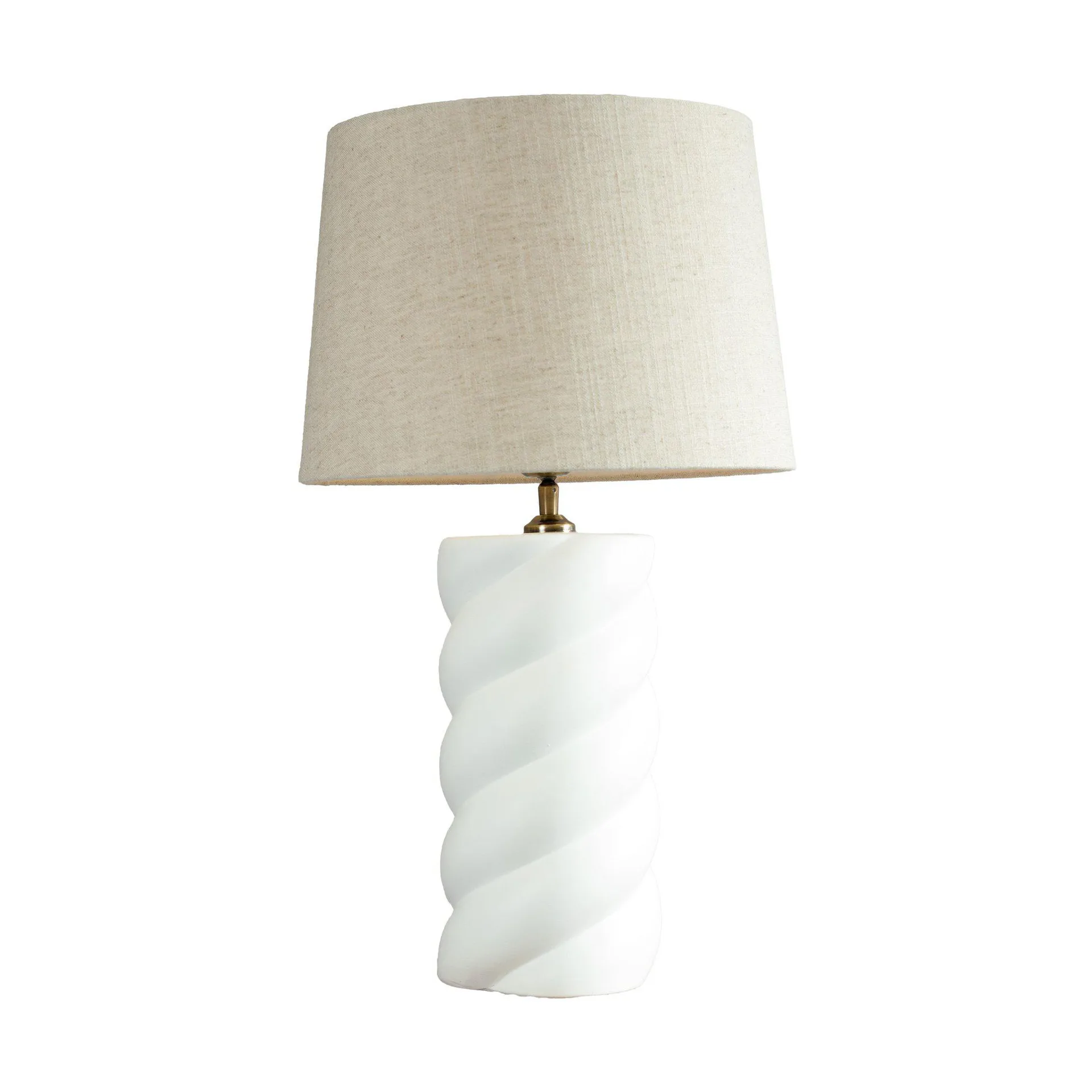 Lampe de table Spin, Blanc-beige PR Home