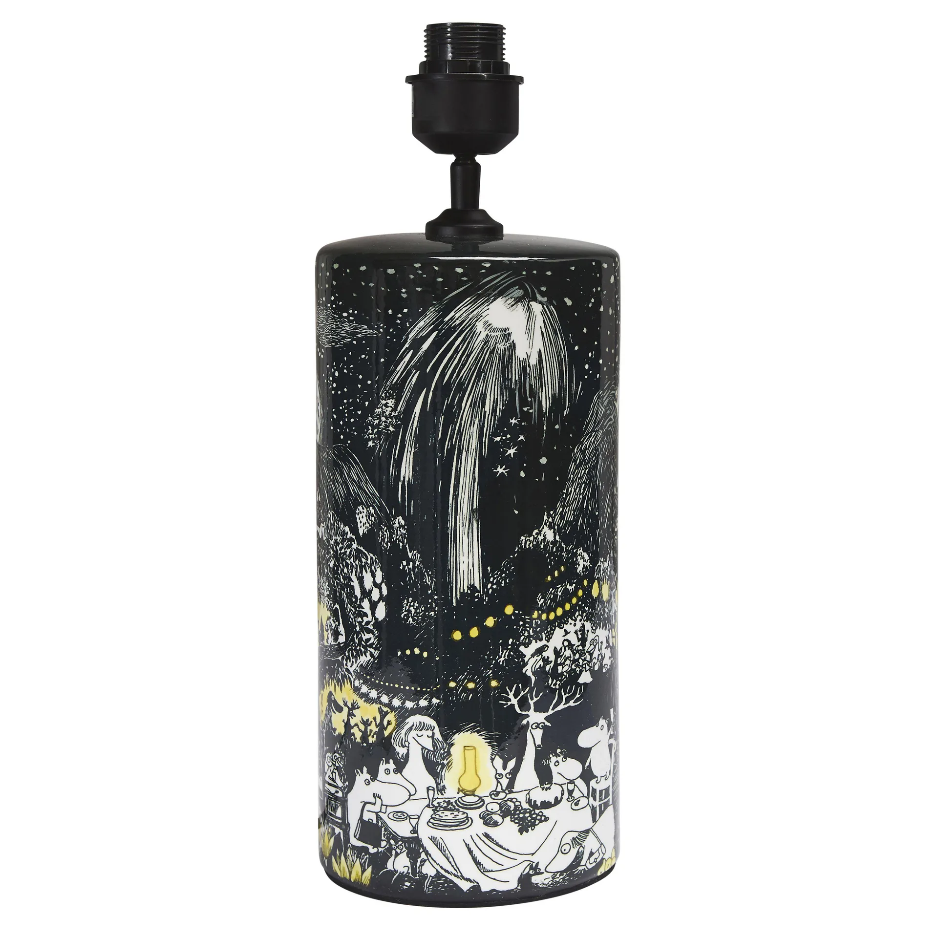 Pied pour lampe Moomin The Family 43 cm, Noir PR Home