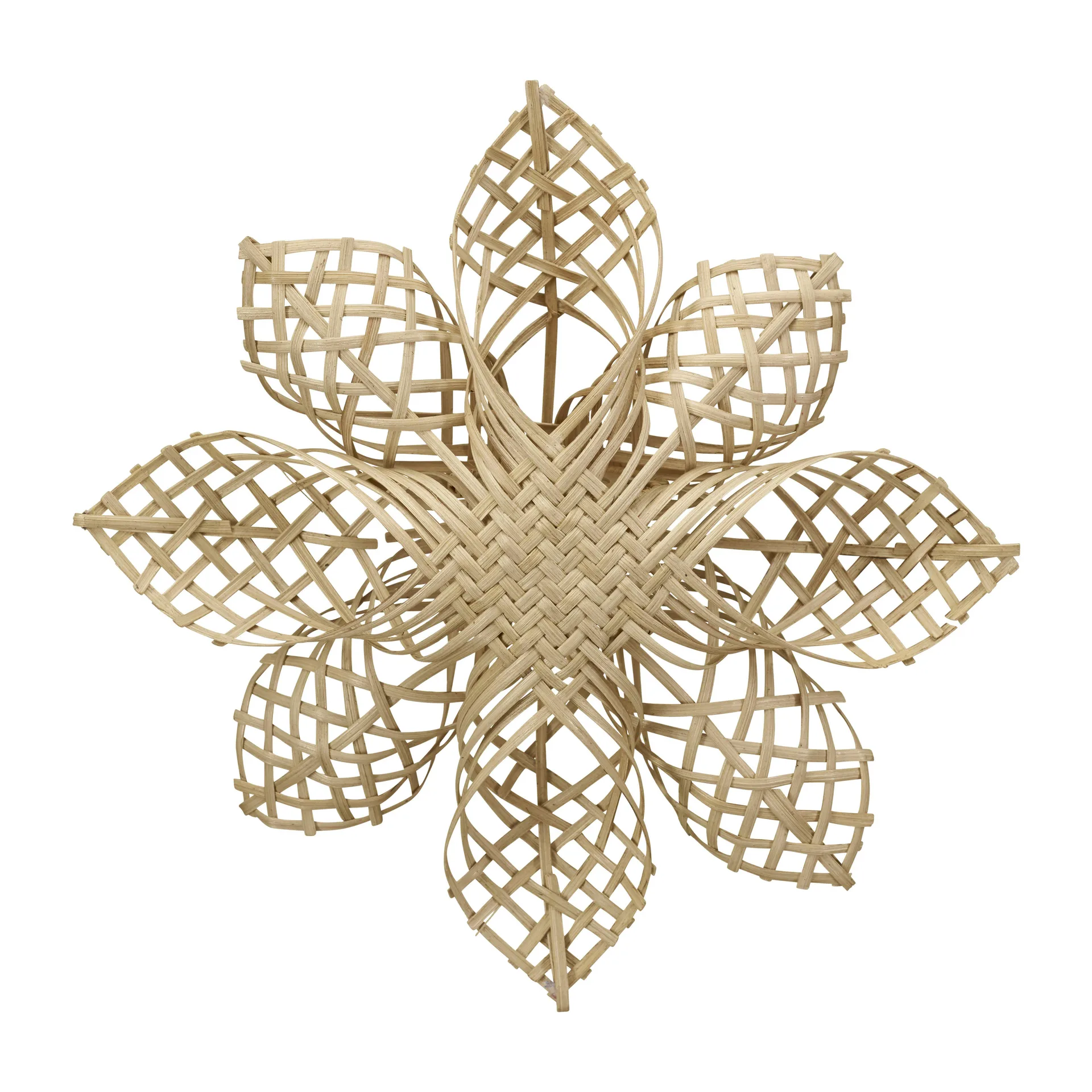 Pointe de sapin étoile de l'avent Anna Ø28,5 cm, Nature PR Home