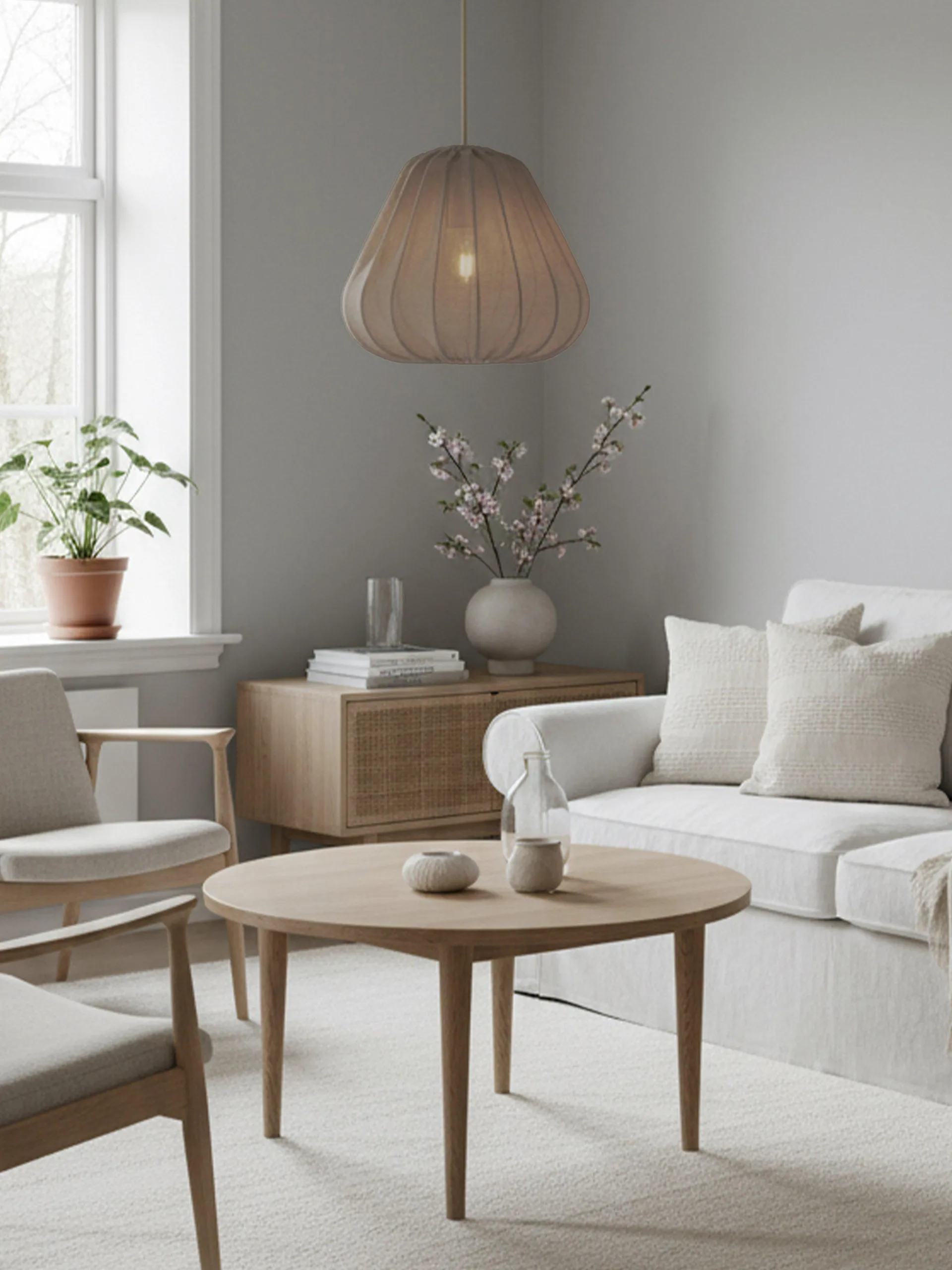 Suspension Sienna, Diana mousse Ø40x35 cm PR Home