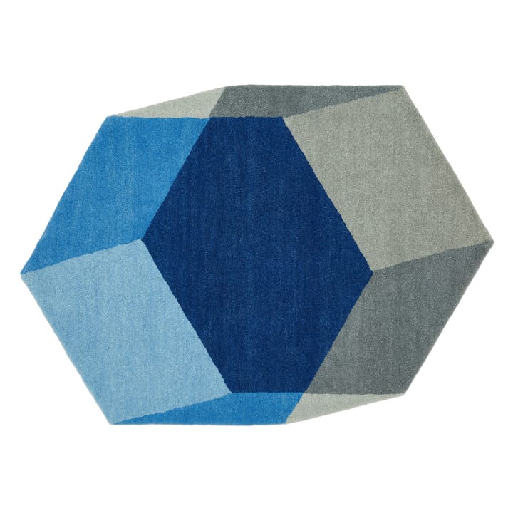 Hexagone Iso Tapis - Bleu - Puik