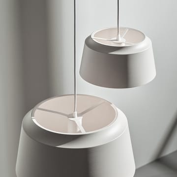 Lampe à suspension Groove Petit - Blanc - Puik