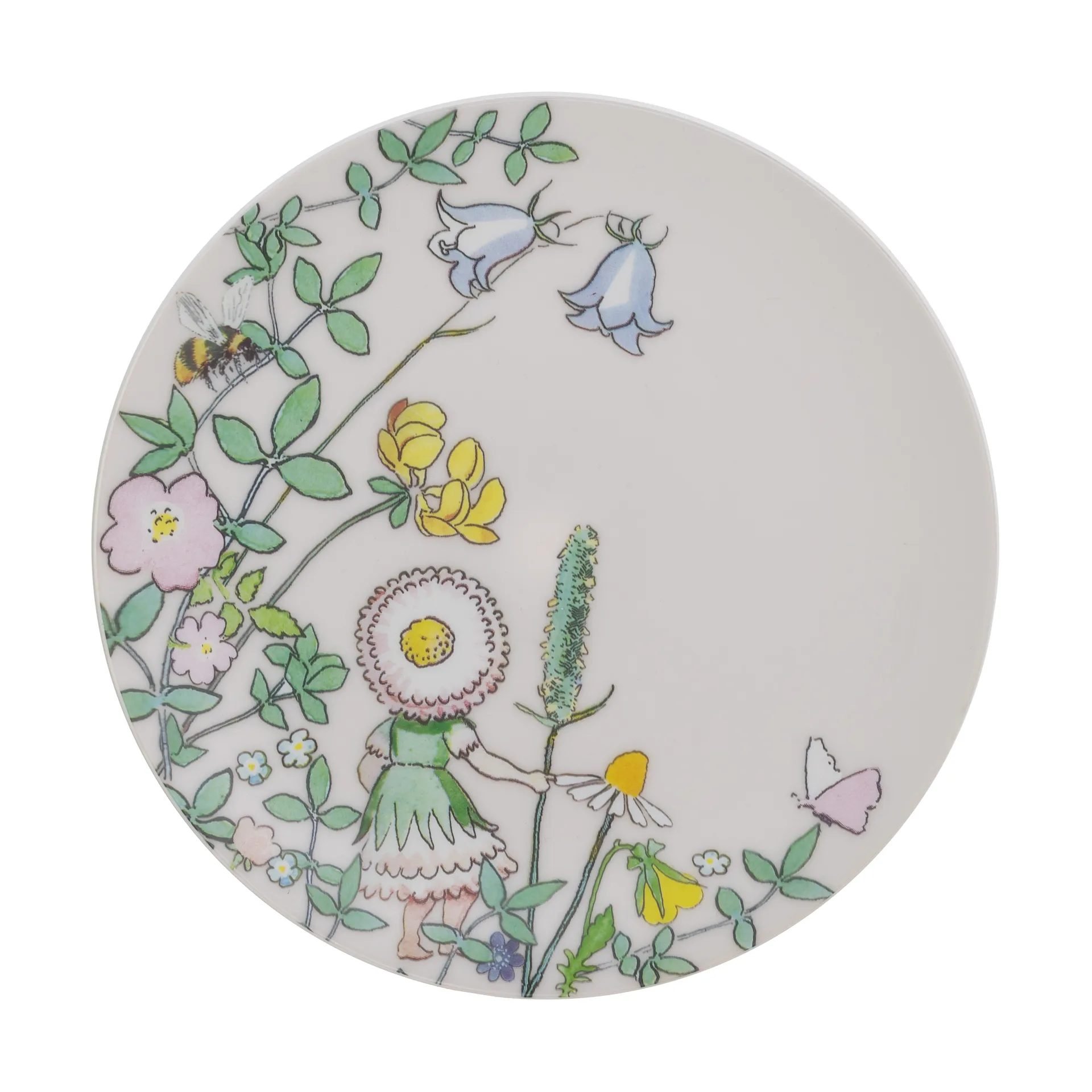Assiette Elsa Beskow Blomsterfesten Ø20 cm, Multi Rätt Start