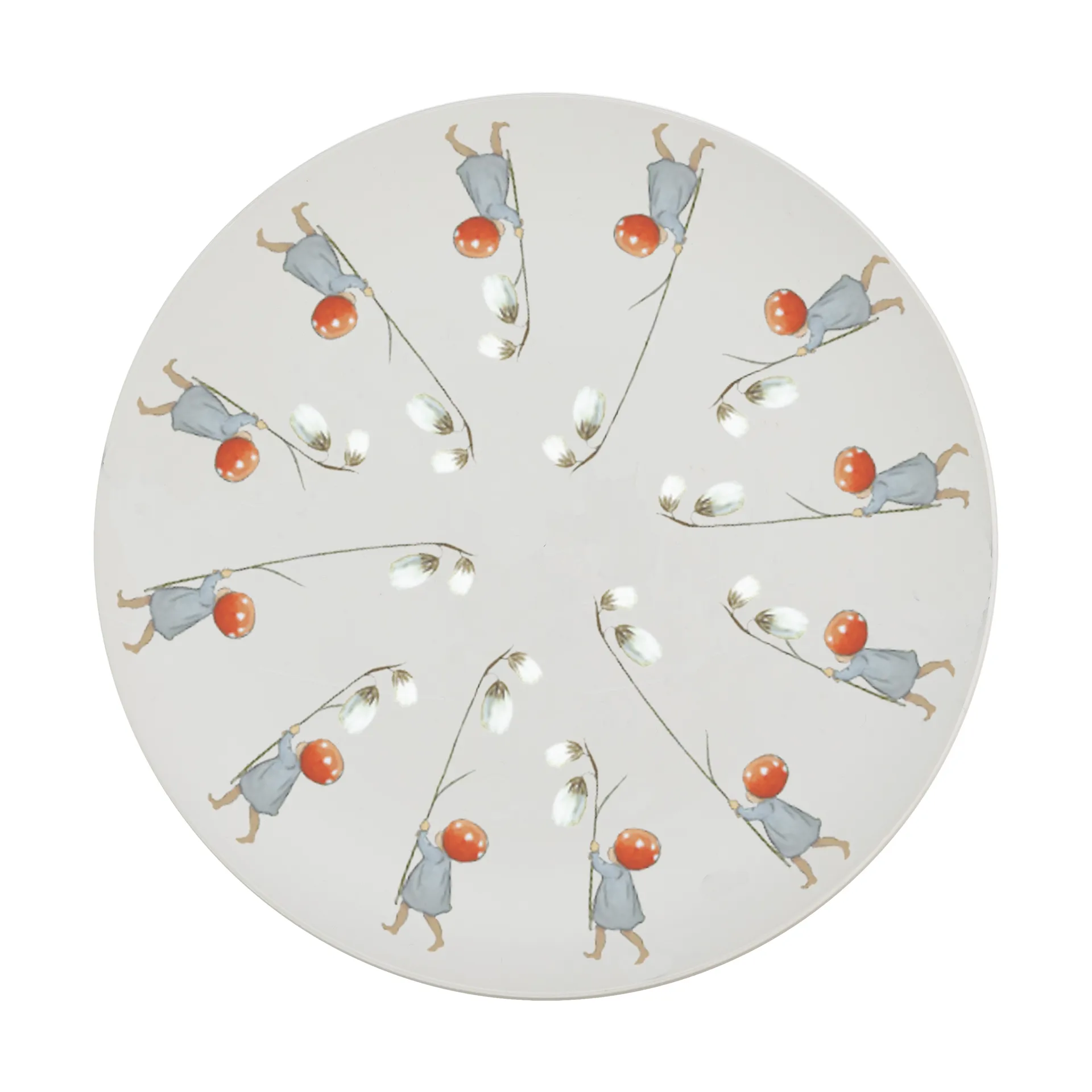 Assiette Elsa Beskow Tomtebobarnen Ø20 cm, Multi Rätt Start