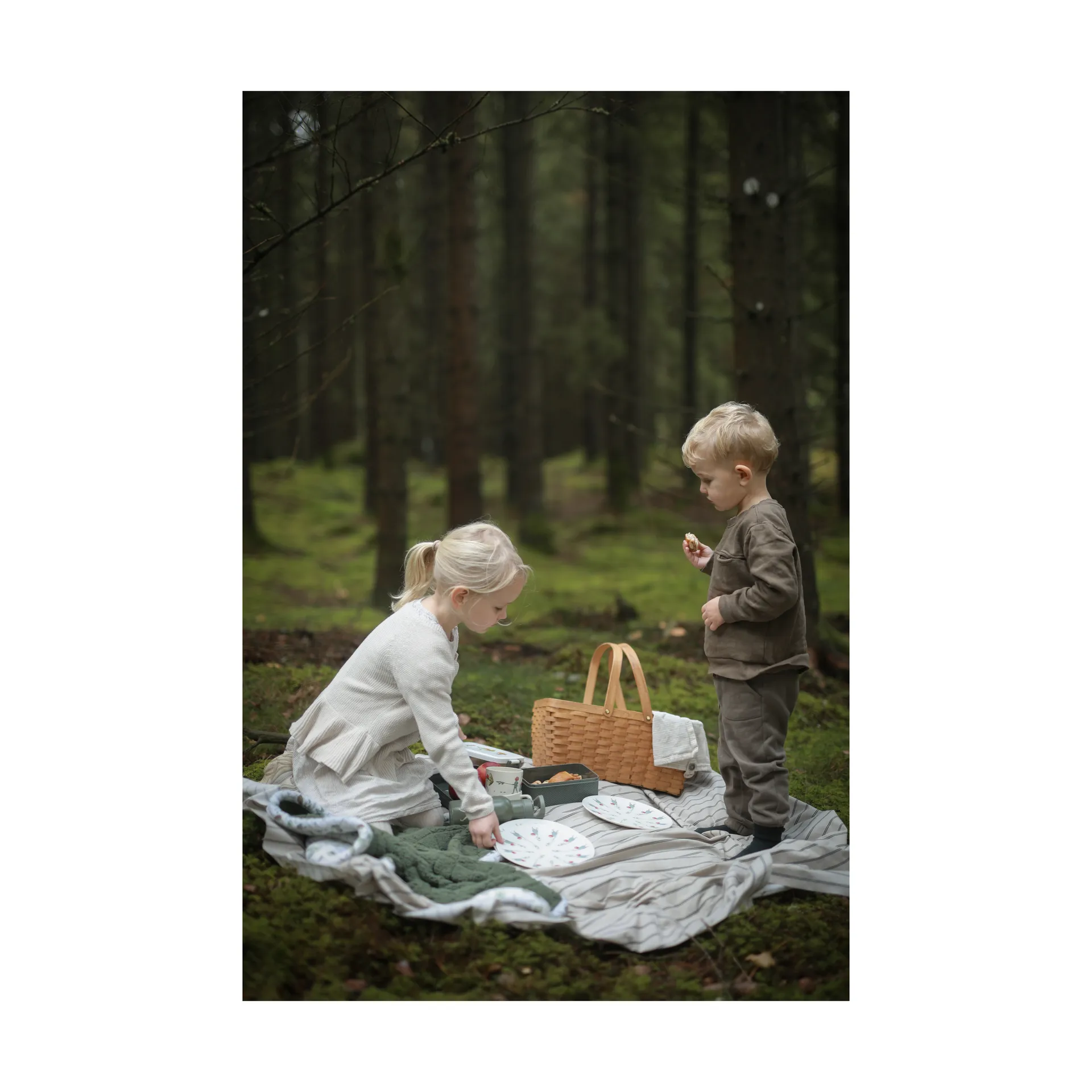 Assiette Elsa Beskow Tomtebobarnen Ø20 cm, Multi Rätt Start