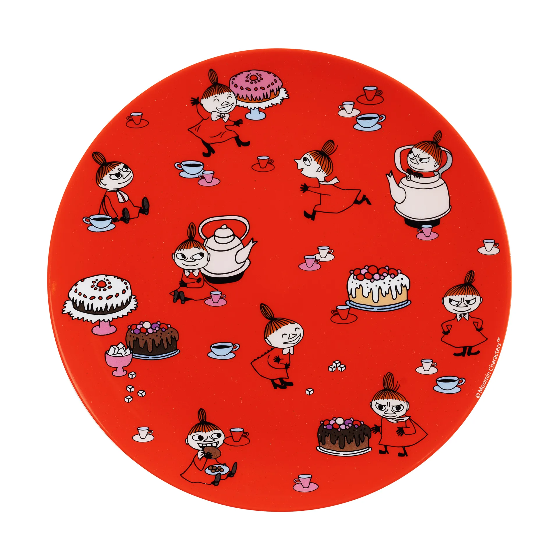 Assiette plate Mumin Lilla My Ø19,8 cm, Rouge Rätt Start