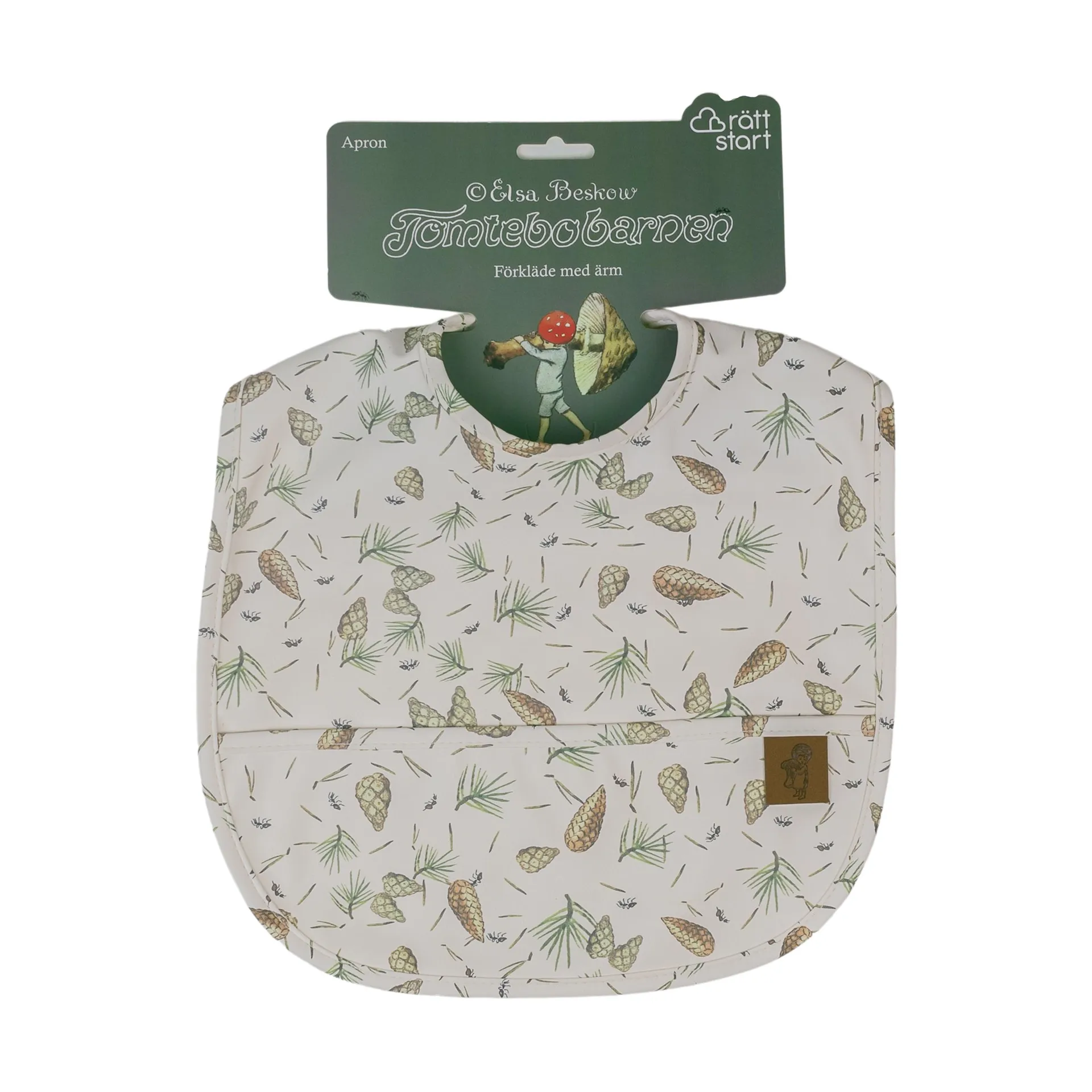 Bavoir Elsa Beskow Tomtebobarnen, Vert Rätt Start