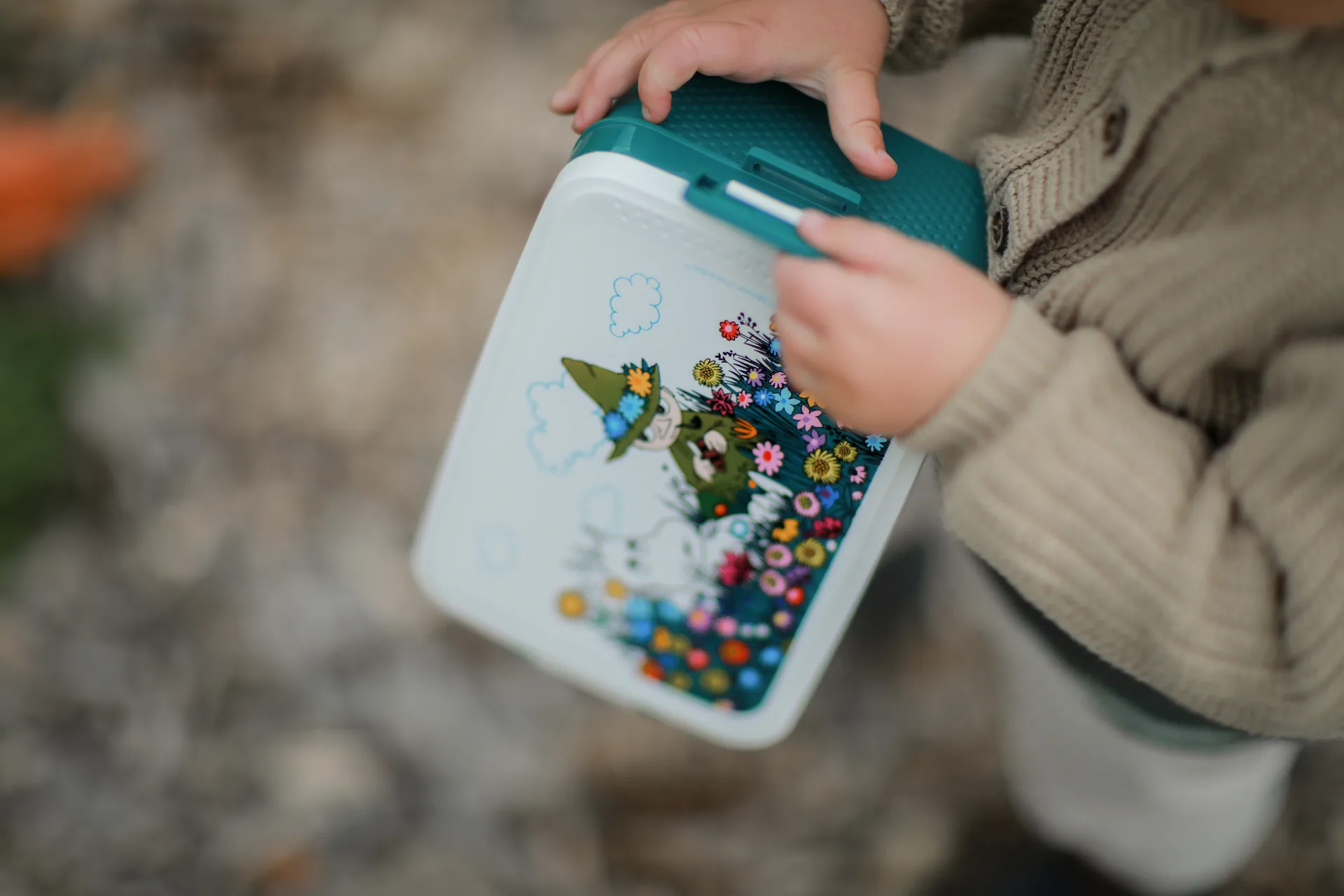 Boîte à déjeuner Mumin Äng 12×18,5 cm, Vert Rätt Start