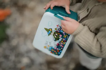 Boîte à déjeuner Mumin Äng 12×18,5 cm - Vert - Rätt Start