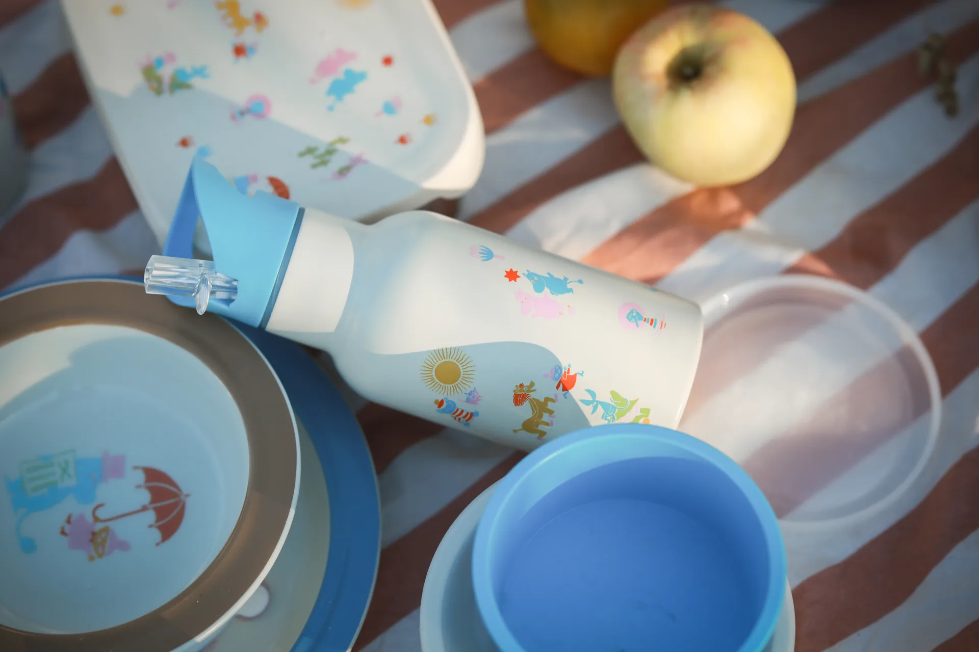 Bouteille d'eau Mumin 80 34 cl, Beige-bleu Rätt Start