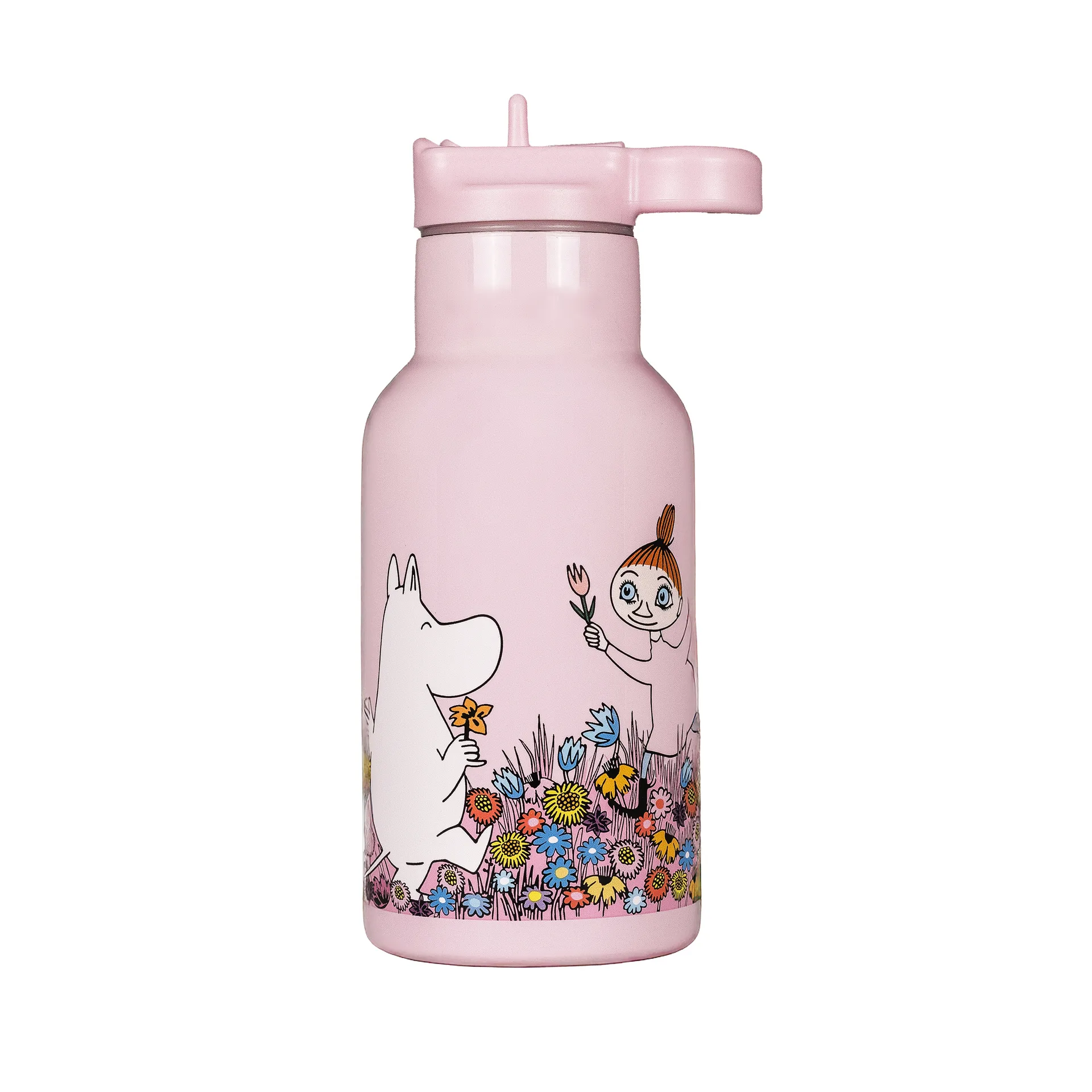 Bouteille d’eau Mumin Meadow 34 cl, Rose Rätt Start