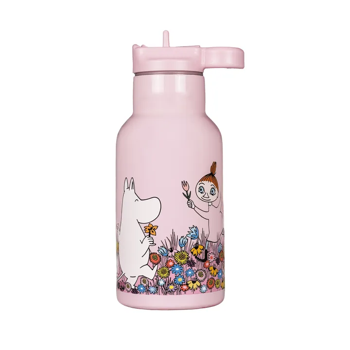 Bouteille d’eau Mumin Meadow 34 cl - Rose - Rätt Start