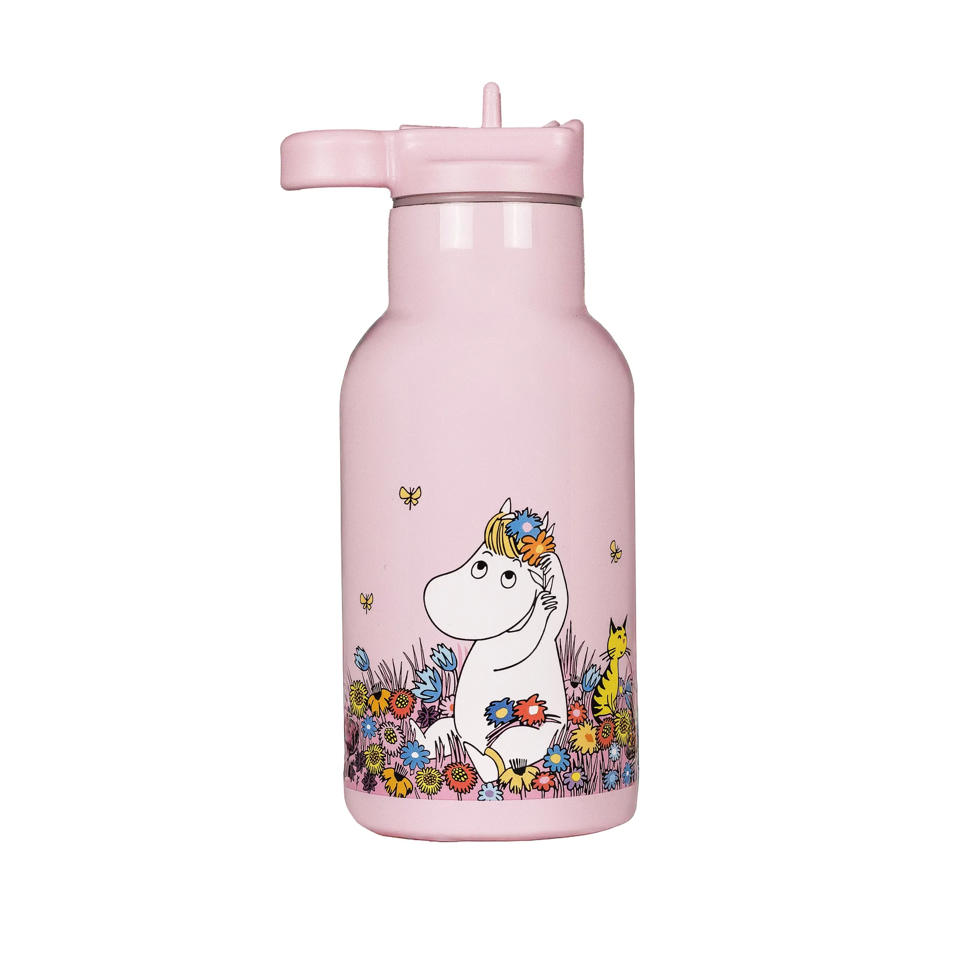 Bouteille d’eau Mumin Meadow 34 cl, Rose Rätt Start