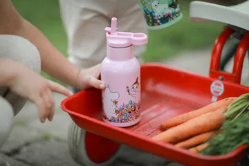 Bouteille d’eau Mumin Meadow 34 cl - Rose - Rätt Start