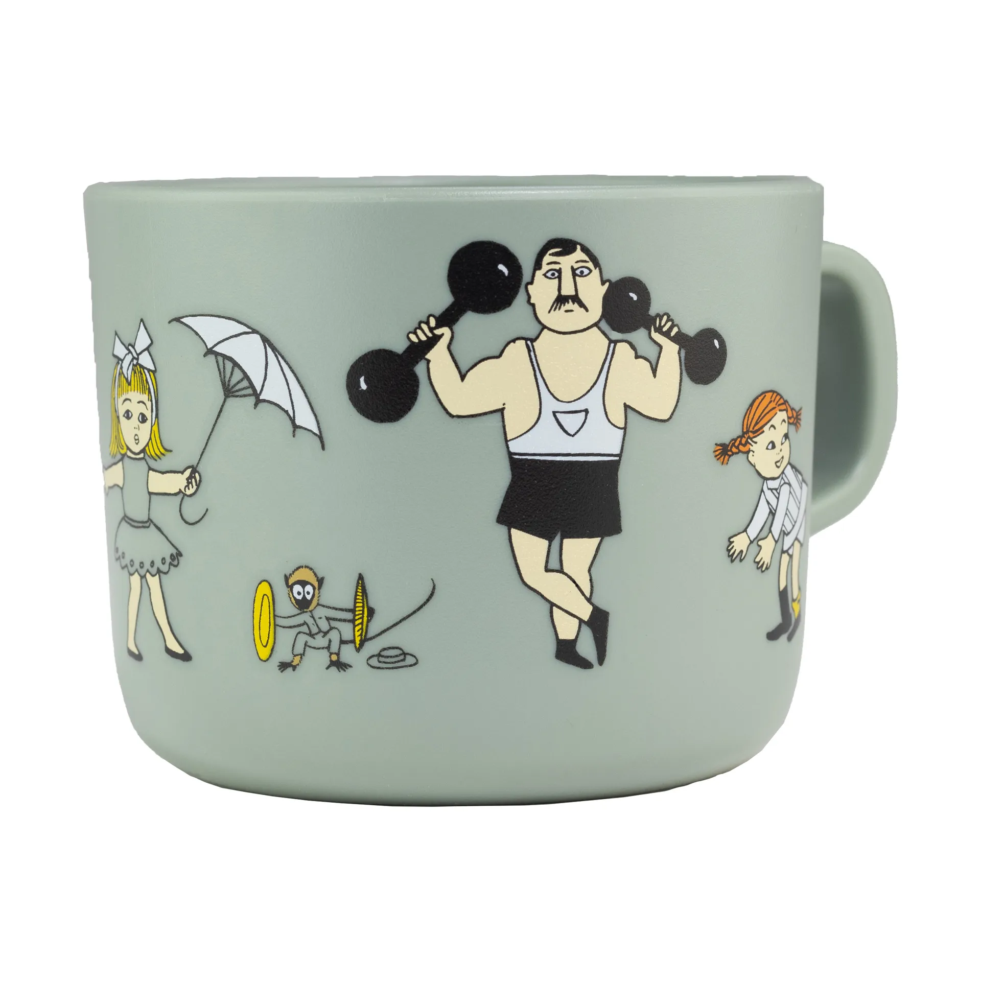 Mug Pippi Cirkus 25 cl, Vert Rätt Start