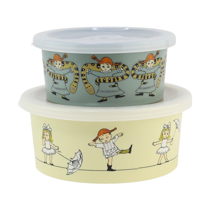 Pippi Cirkus Snackbox, lot de 2 - Multicolore - Rätt Start