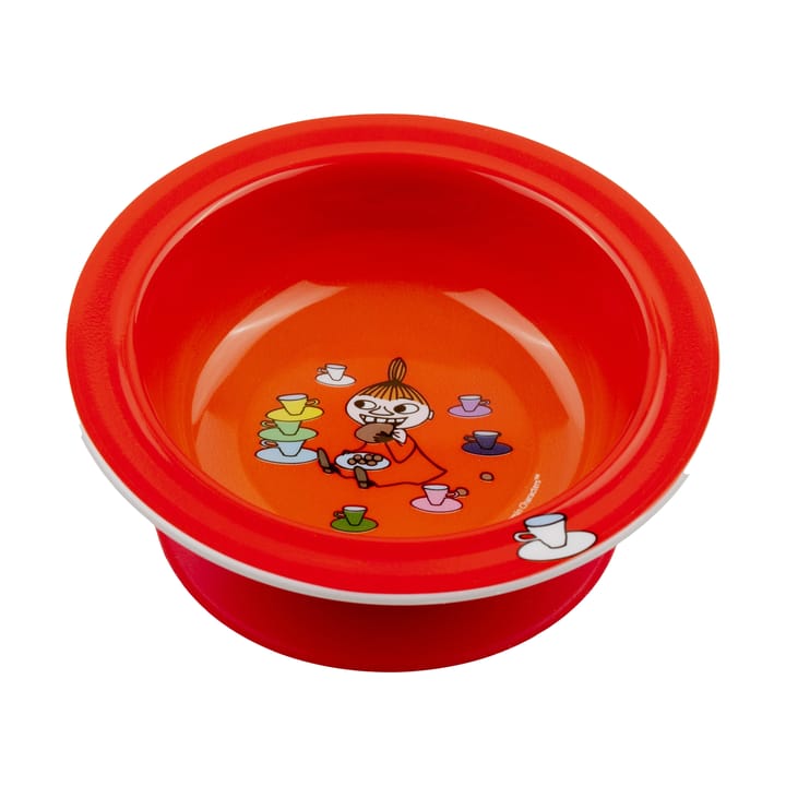 Sous-tasse avec ventouse Mumin Lilla My Ø15,5 cm - Rouge - Rätt Start