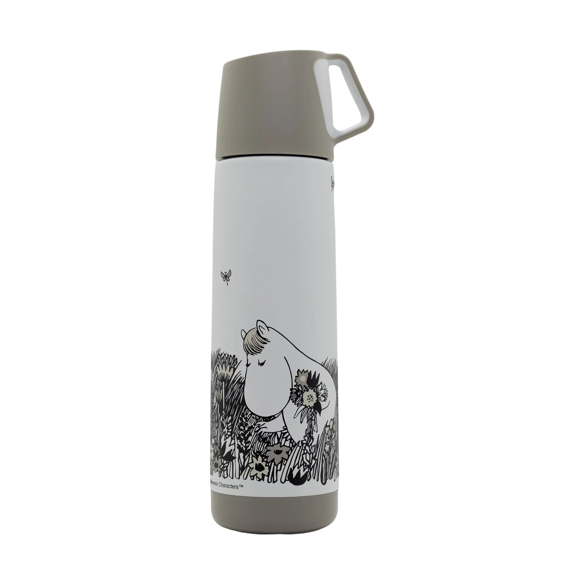 Thermos Mumin Graphic 50 cl, Blanc-noir Rätt Start