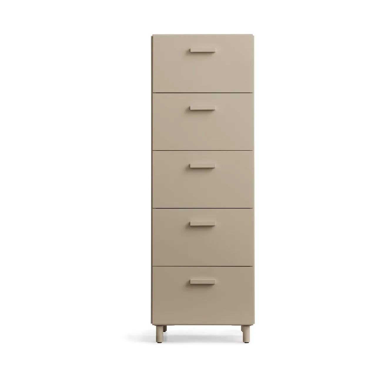 Commode Relief haut sur pieds 41x115 cm beige Relief