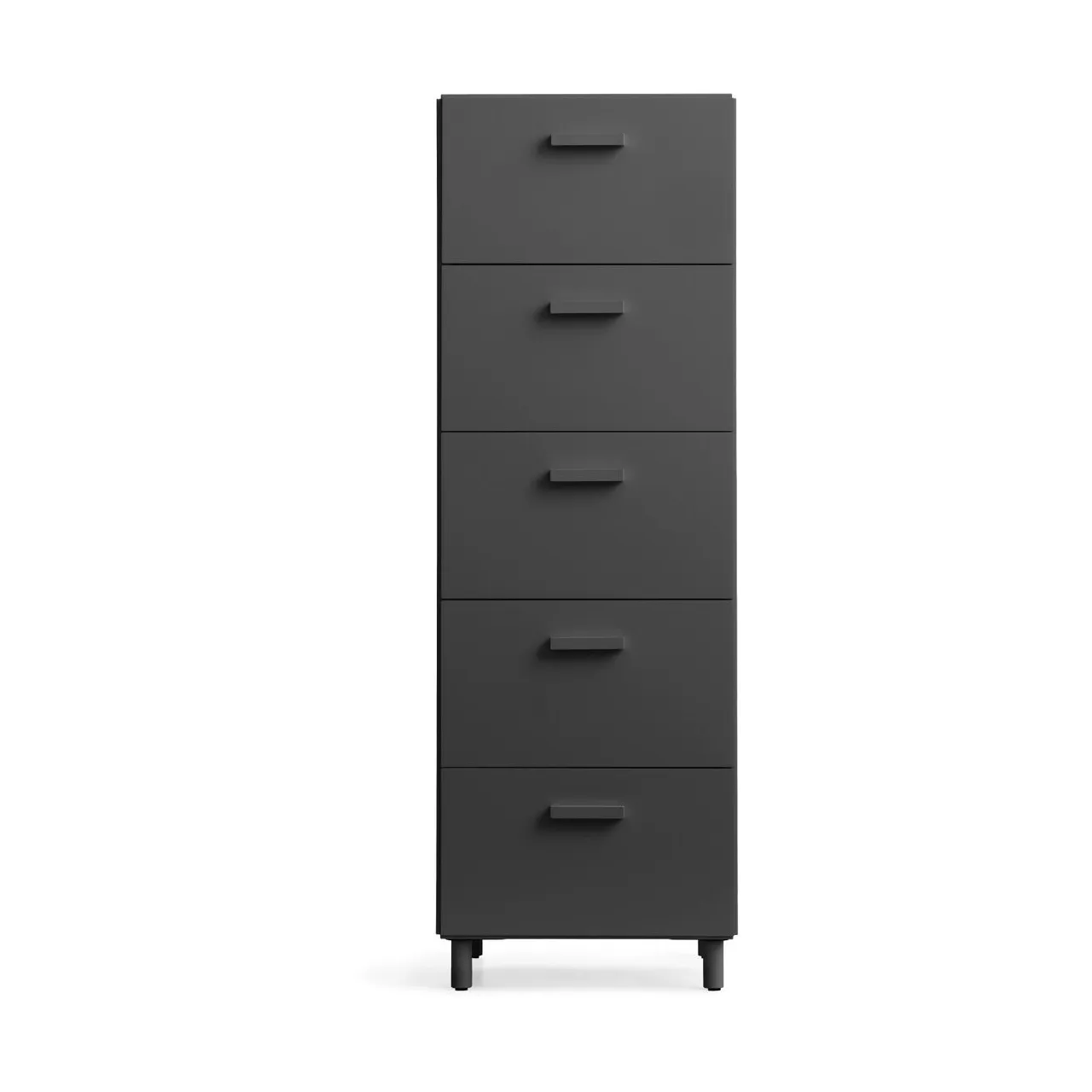 Commode Relief haut sur pieds 41x115 cm gris,  Relief