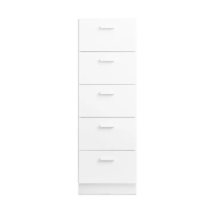 Commode Relief haut sur socle 41x115 cm blanc - Relief