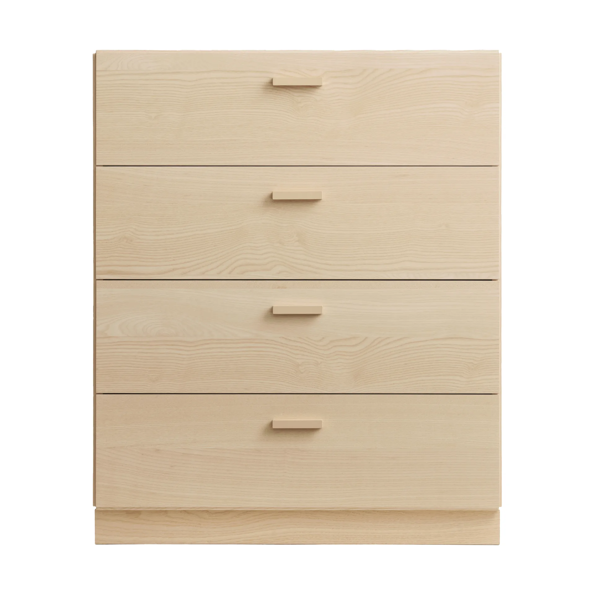 Commode Relief large sur socle 82x92,2 cm frêne,  Relief