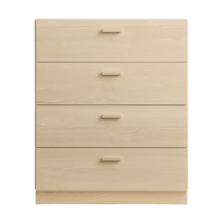 Commode Relief large sur socle 82x92,2 cm frêne - Relief