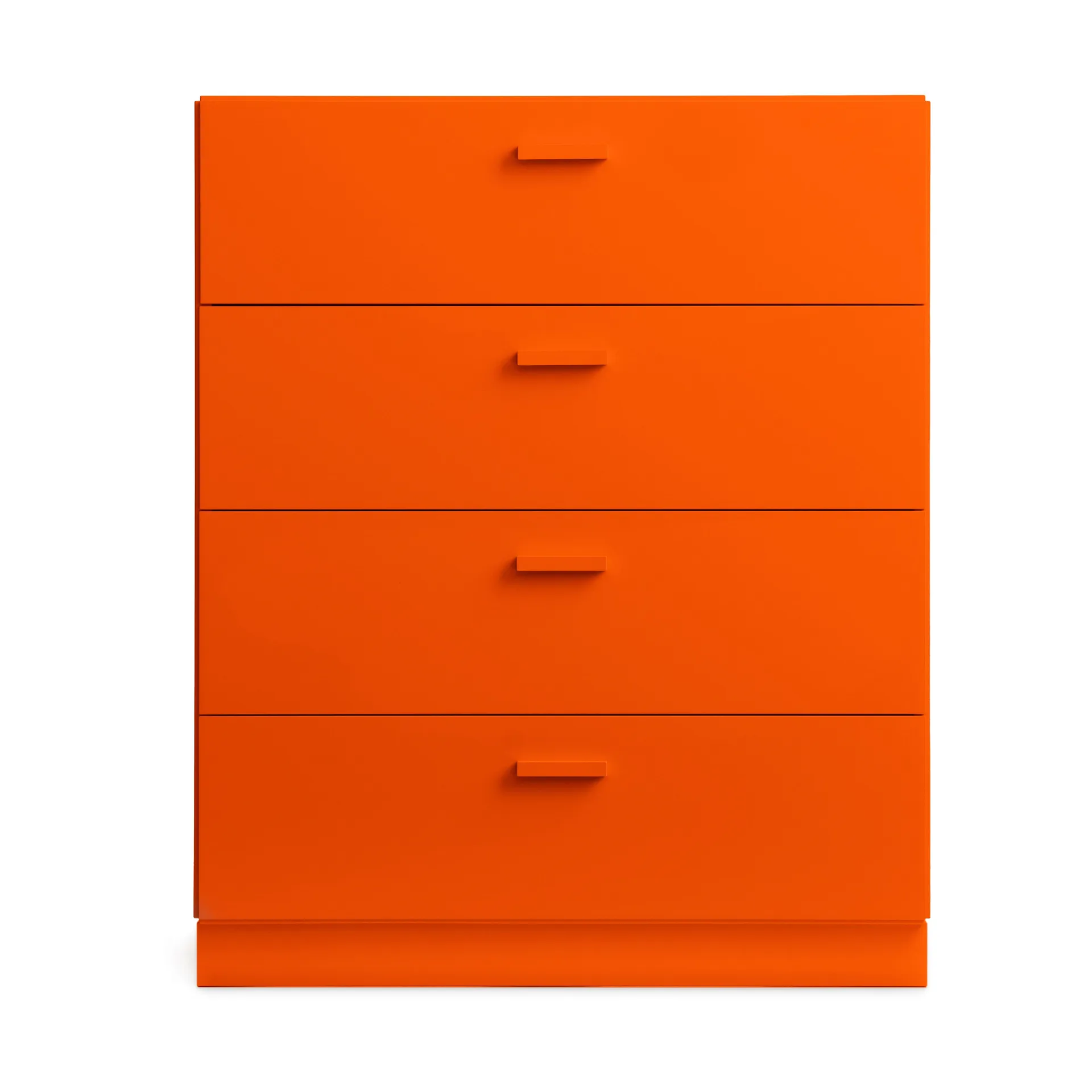 Commode Relief large sur socle 82x92,2 cm orange,  Relief