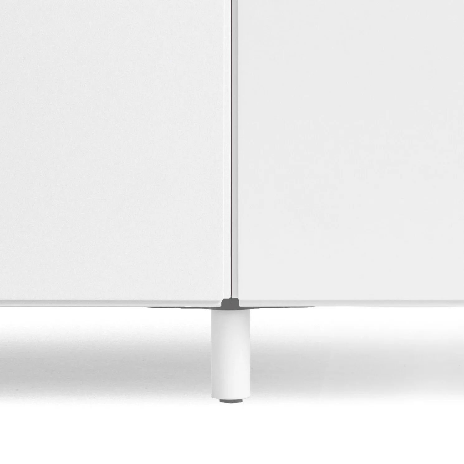 Pied de connexion Relief lot de 2, Blanc Relief