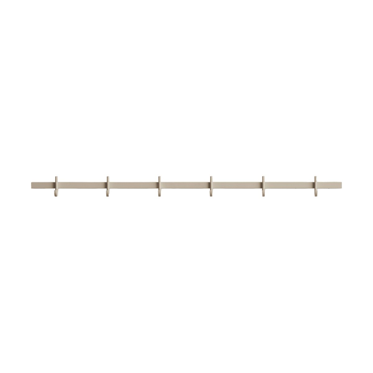 Relief Porte-manteau Relief medium 82 cm Beige | Design Scandinave | Crochets & Portemanteaux muraux | Beige