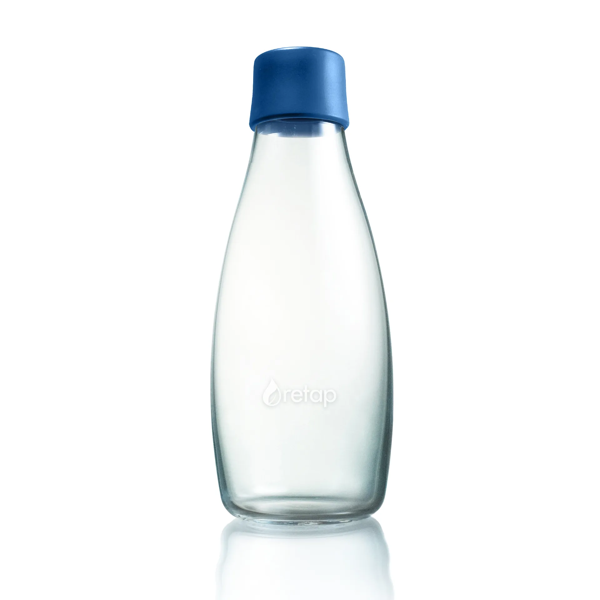 Bouteille en verre Retap 0,5 L, Bleu foncé Retap
