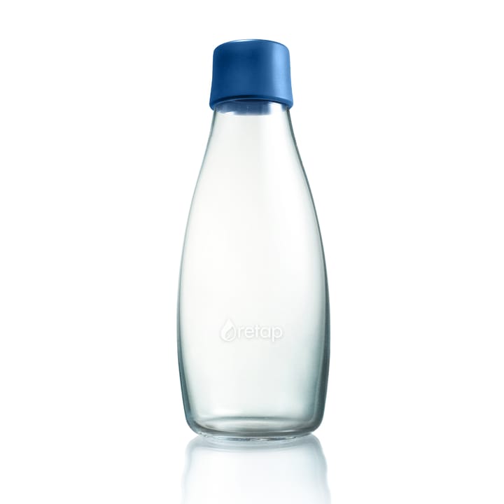 Bouteille en verre Retap 0,5 L - bleu foncé - Retap