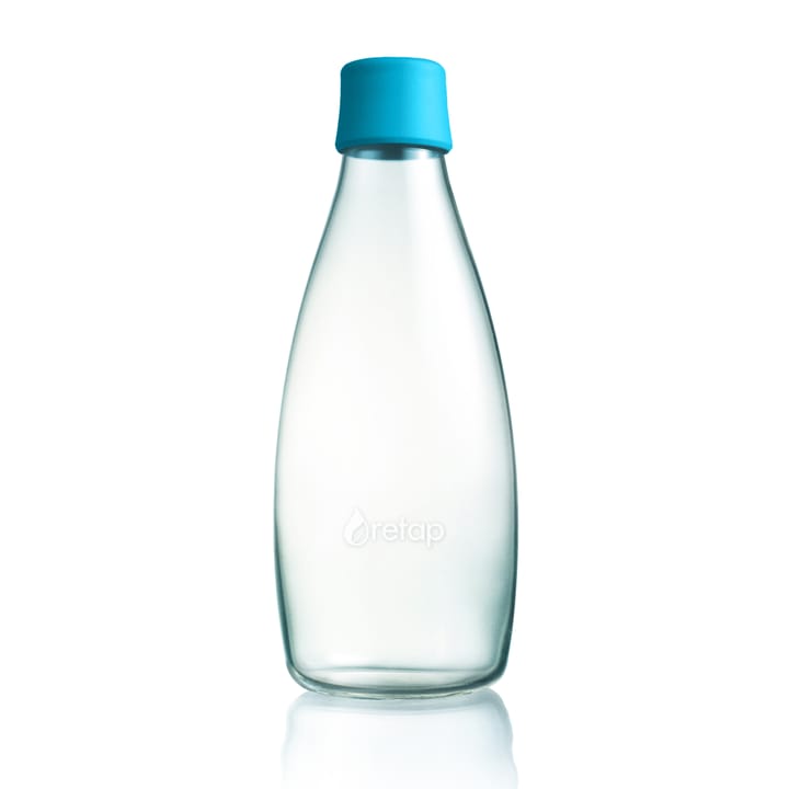 Bouteille en verre Retap 0,8 L - bleu clair - Retap