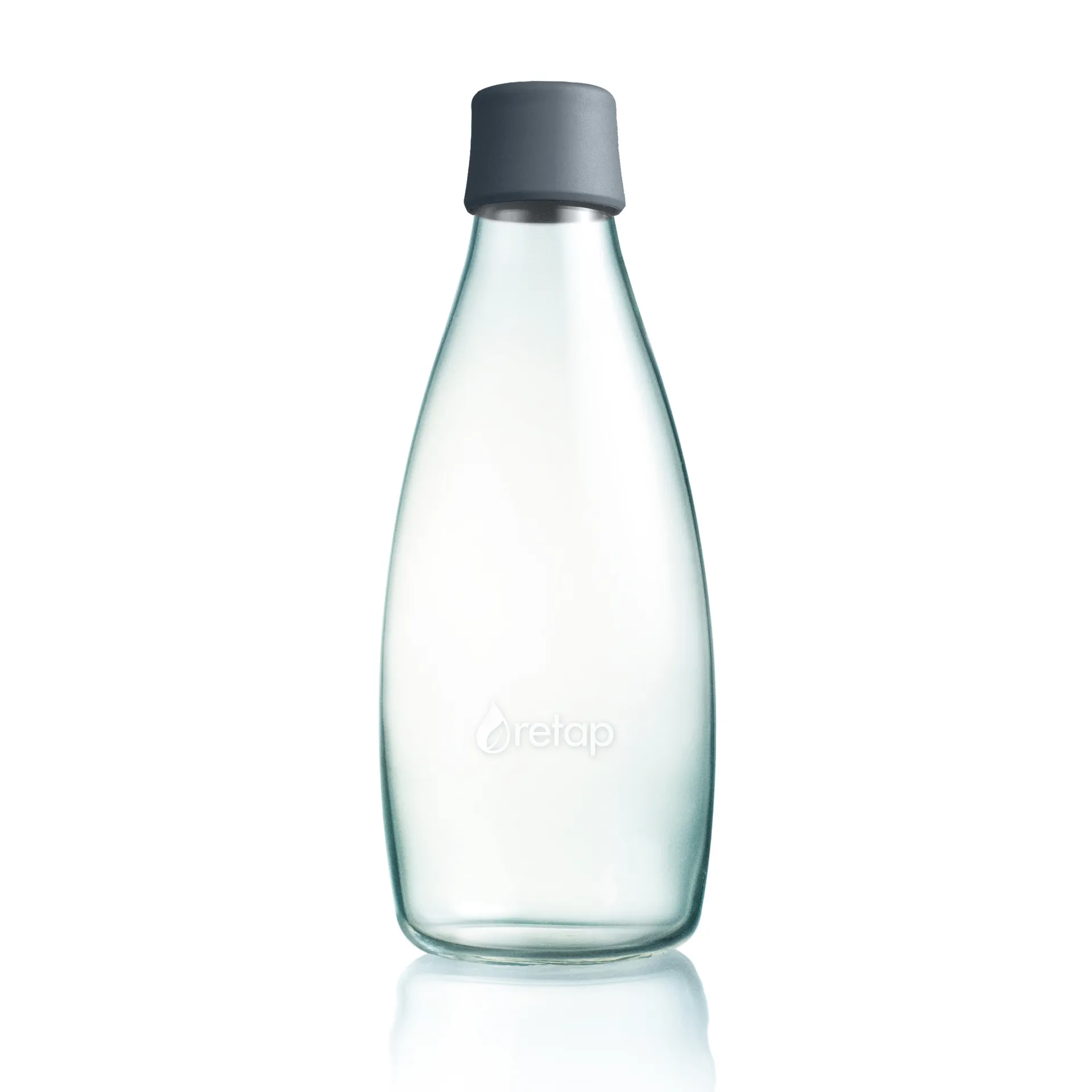 Bouteille en verre Retap 0,8 L, gris Retap