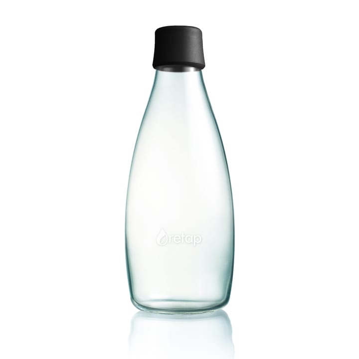 Bouteille en verre Retap 0,8 L - noir - Retap