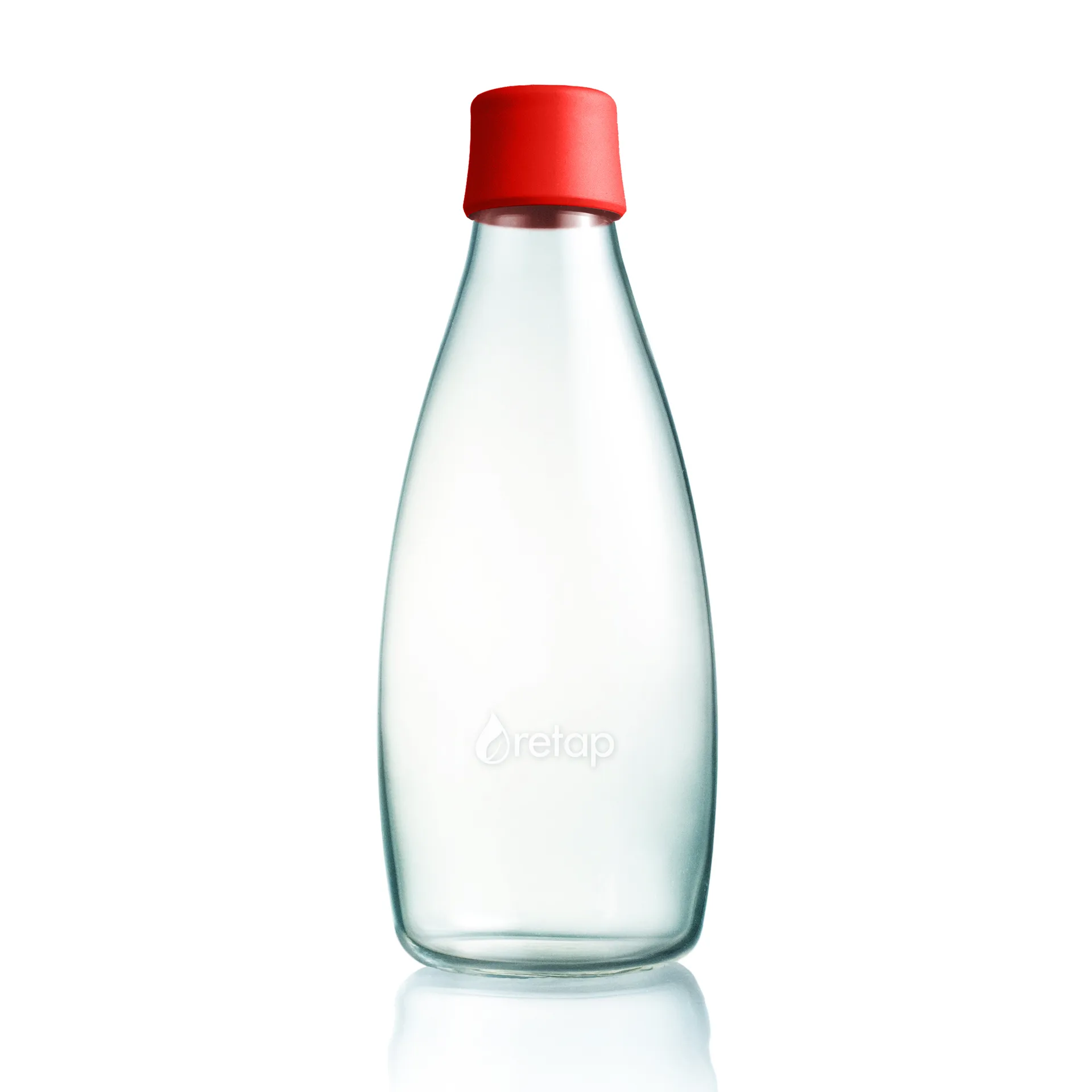 Bouteille en verre Retap 0,8 L, rouge Retap
