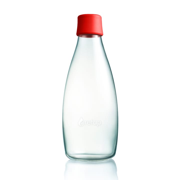 Bouteille en verre Retap 0,8 L - rouge - Retap