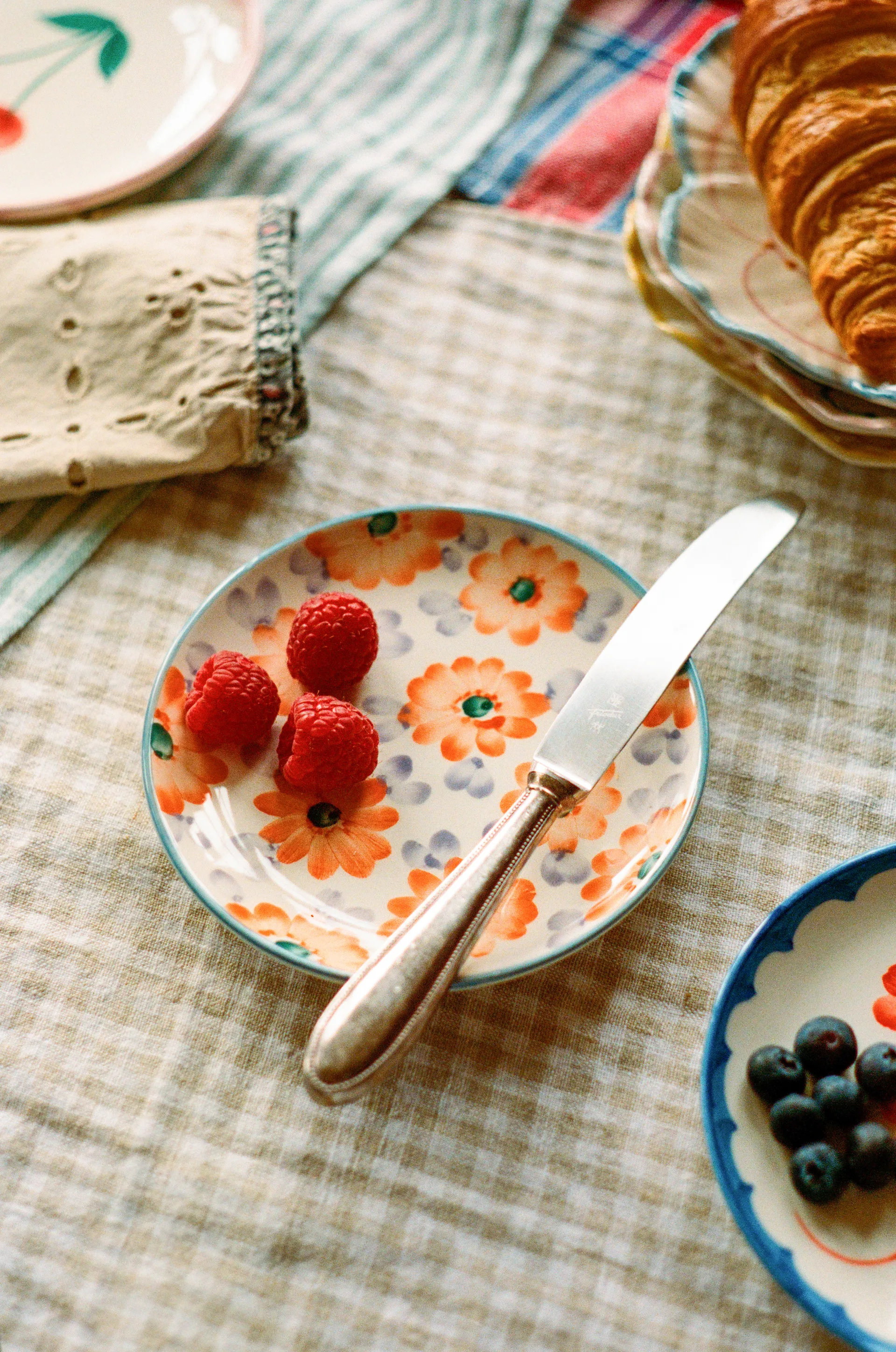 Assiette céramique Rice Ø15 cm, Orange RICE