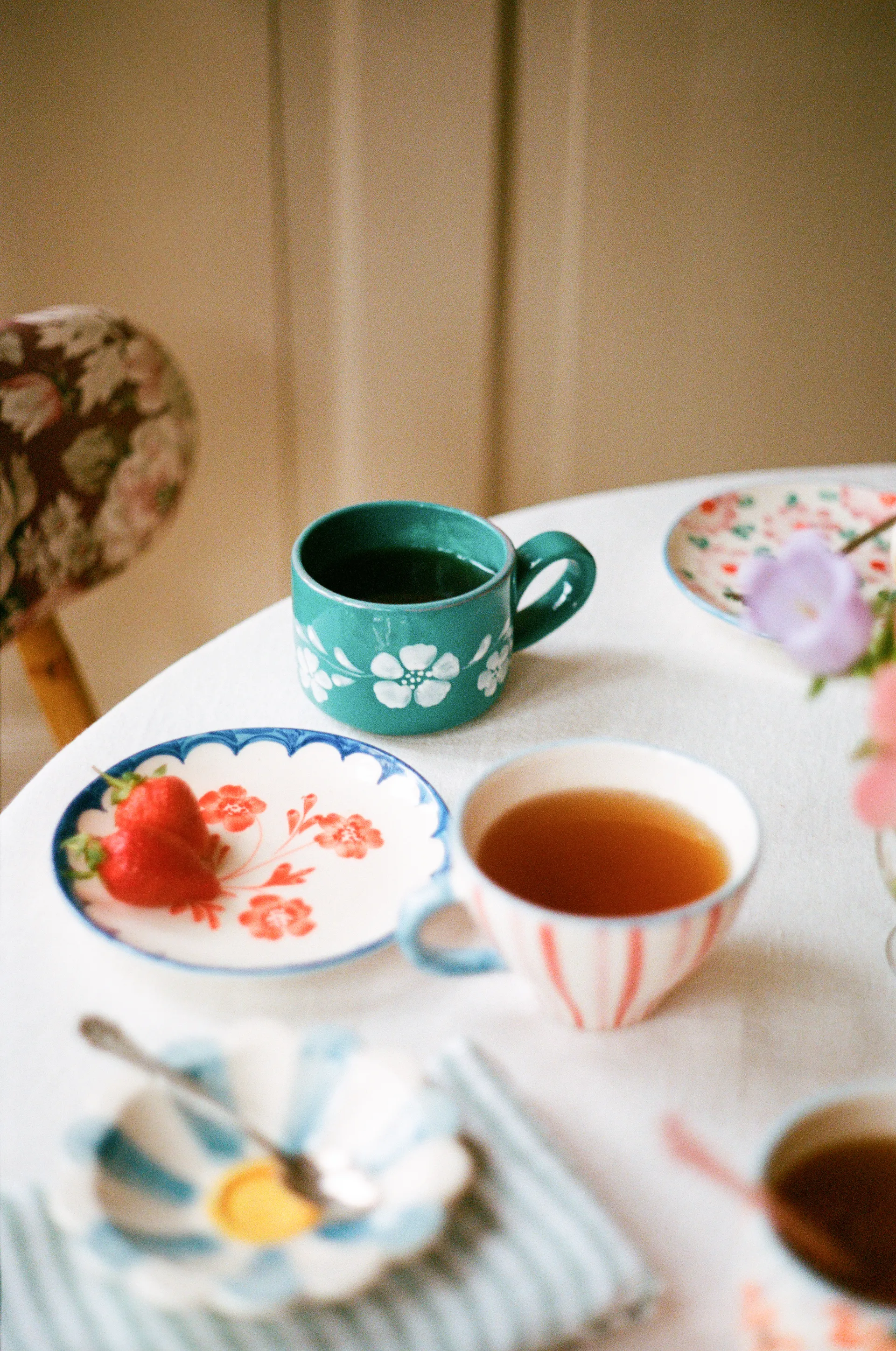 Assiette céramique Rice Ø15 cm, Vintage Flower RICE