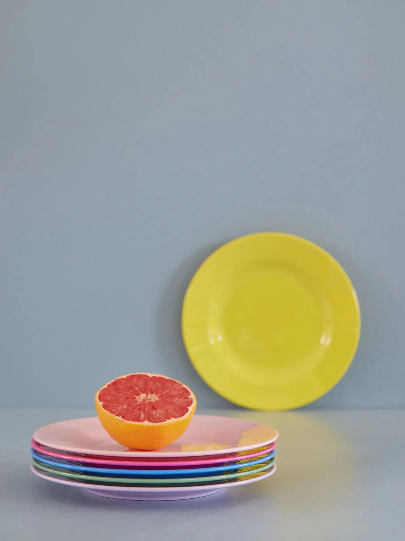 Assiette en mélamine Rice 20cm Lot de 6, Multicolor RICE