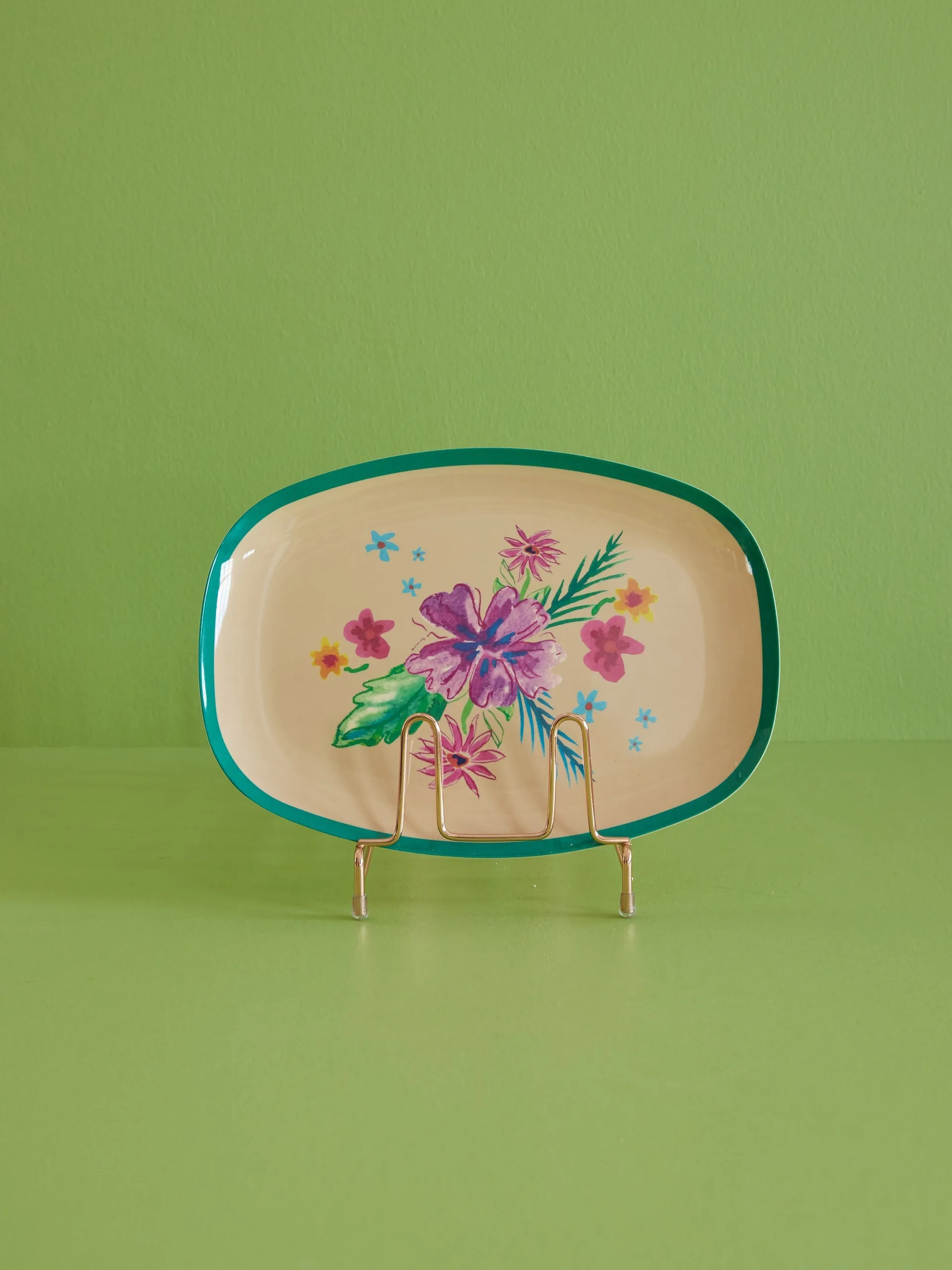 Assiette en mélamine Rice 22 x 30cm, Arda bloom RICE