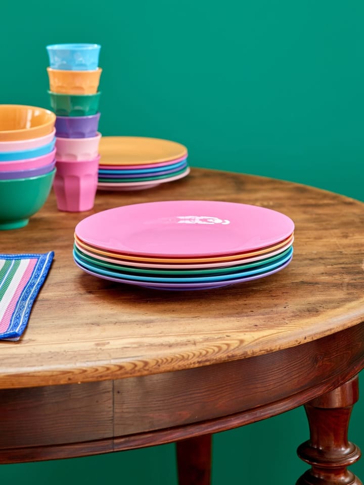 Assiette en mélamine Rice Ø26 cm 6 pièces, La Joie de Vivre RICE